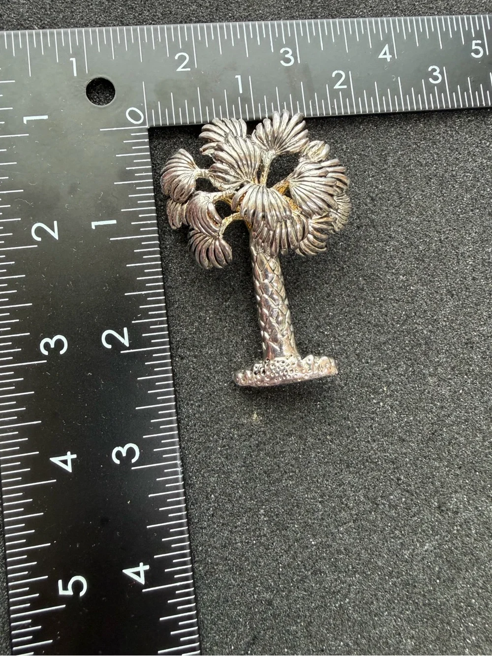 Vintage Palm Tree Brooch